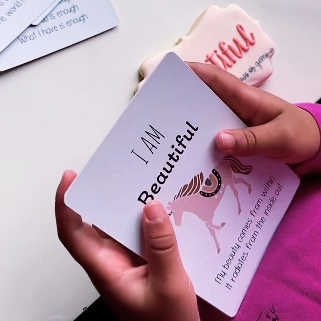 I Know Who I Am | Empowering affirmation cards for kids