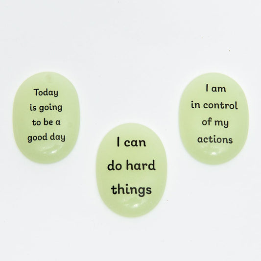Glow In the Dark Worry Stone | Manage kids anxiety and stress