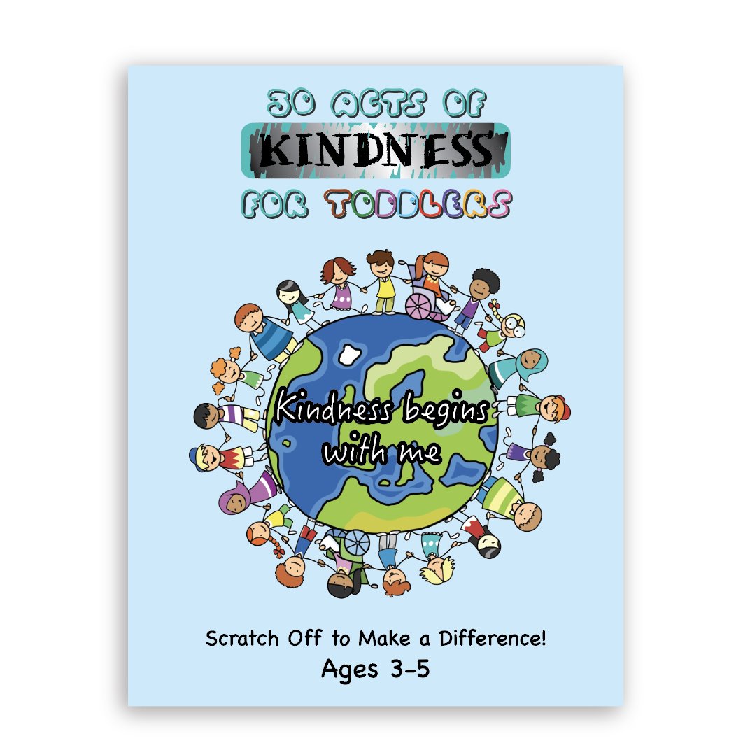 Acts of Kindness Scratch Booklet for Toddlers Activity Hearts of Gems