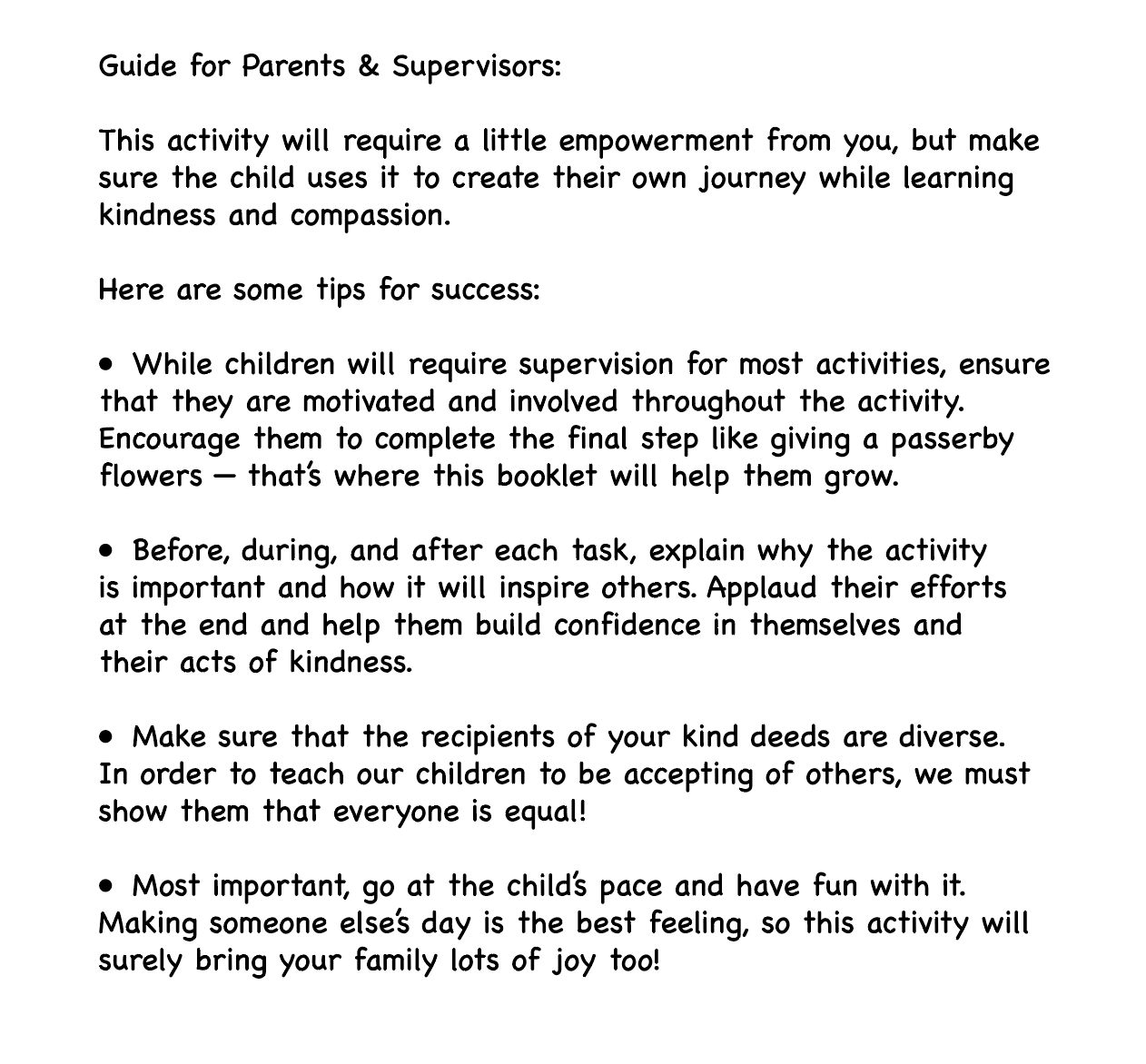 Acts of Kindness Scratch Booklet for Toddlers Activity Hearts of Gems