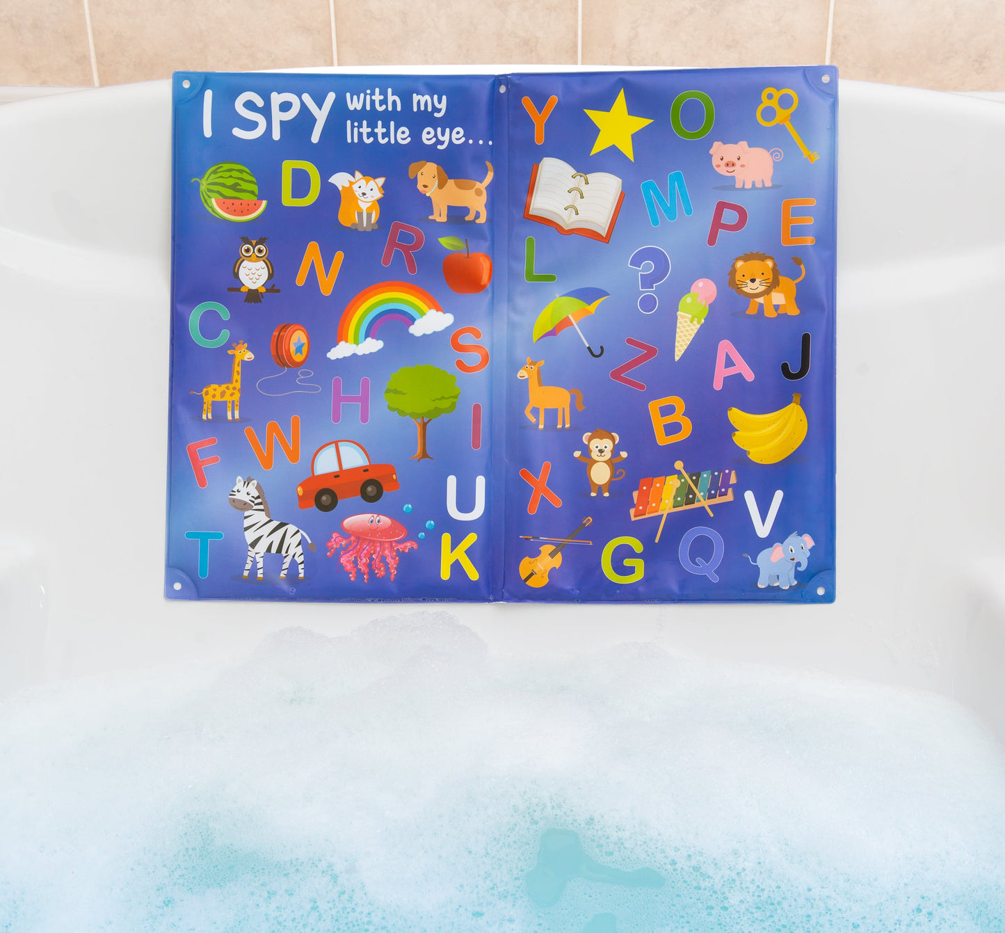 Bath Time Activity Board Hearts of Gems