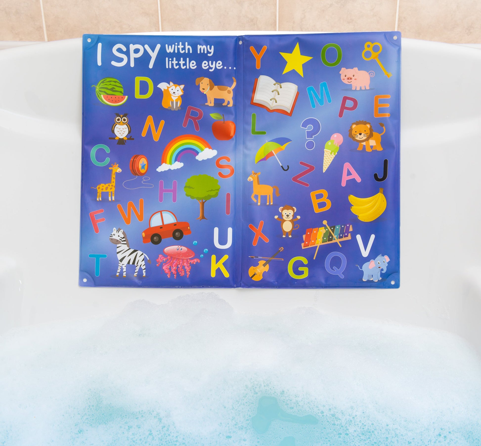 Bath Time Activity Board Hearts of Gems
