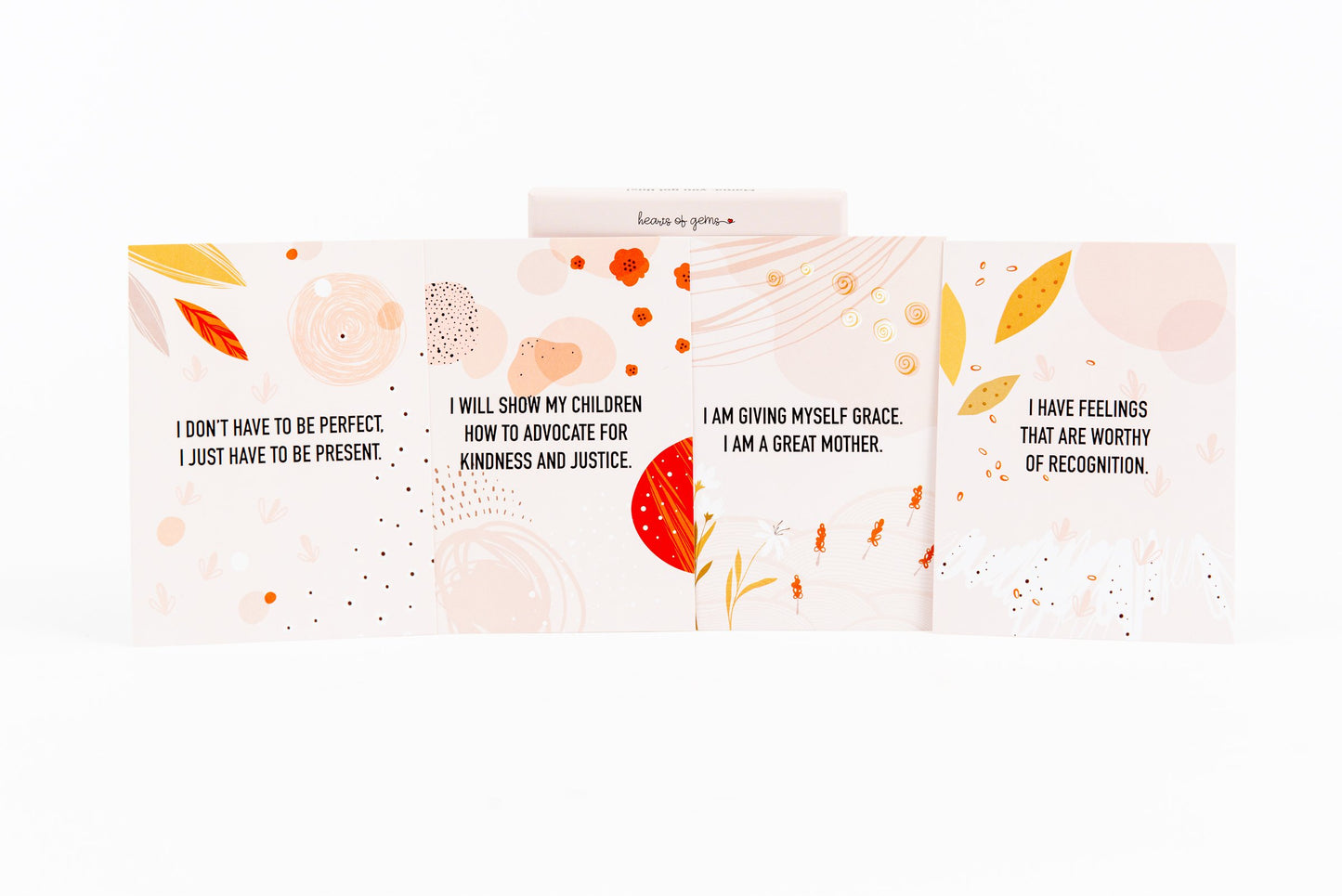 Motherhood Affirmation Cards Affirmation Cards Hearts of Gems