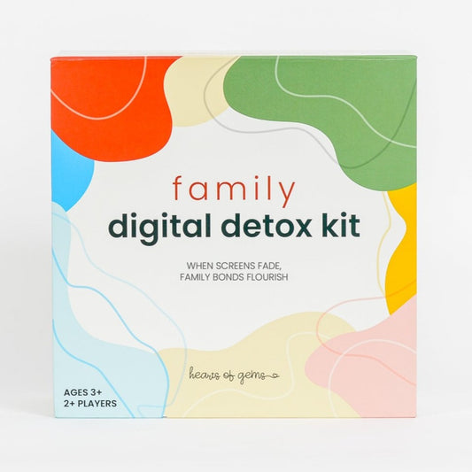 Family digital detox kit for family games and bonding